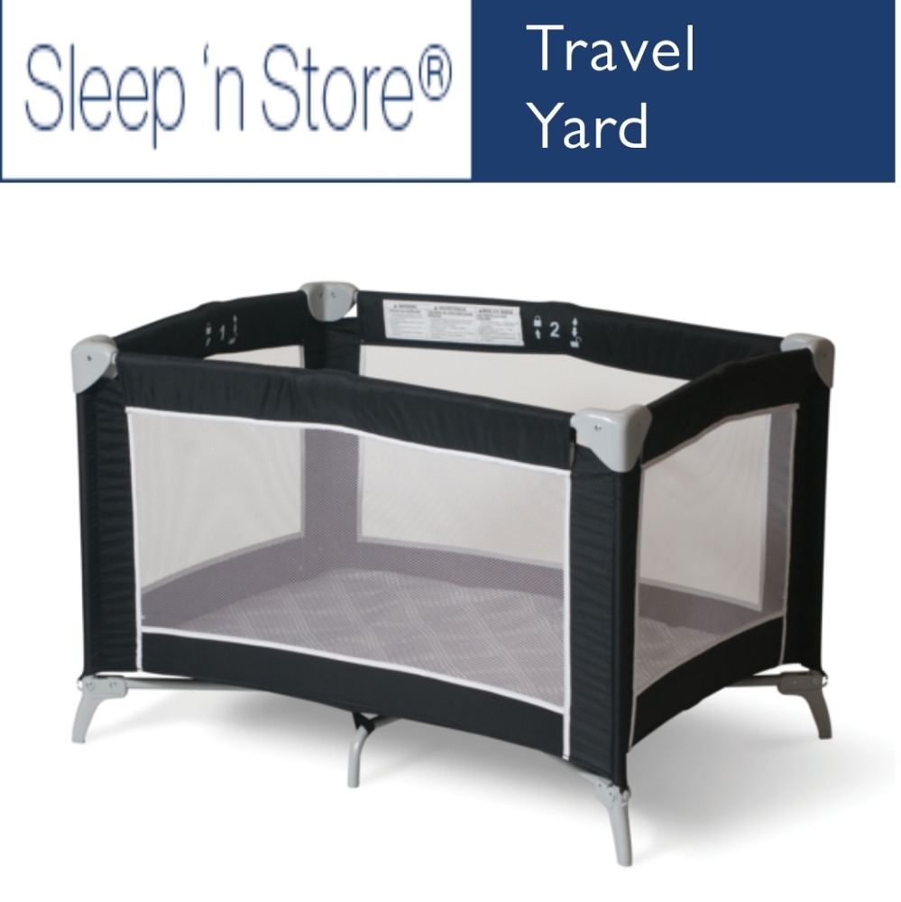 Sleep ‘n Store® travel yard crib DARK BLUE